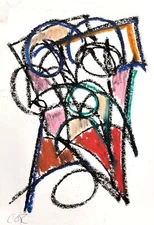 Corbellic 10X7 Vintage impressionism Fantasies Abstract Narratives