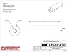 EDMUND OPTICS 37025 10mW 405nm Violet Alignment Laser Diode Module