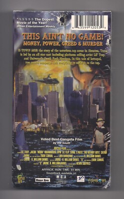 H-TOWN M.O.B. The Movie VHS rare SEALED Lil' Troy, C-Note, Botany