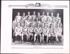 1925 Princeton University Bric a Brac Page Lacrosse Team Group Picture