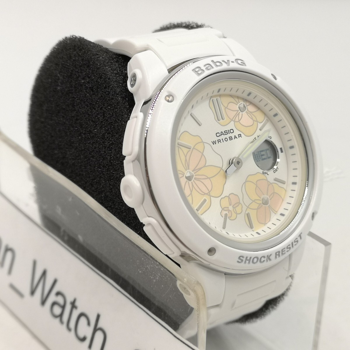 Casio Baby-g Floral Dial Series Bga-150fl-7ajf White for Women 