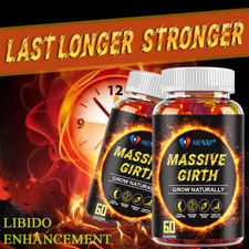 2 Bottles Male Enhancement Vital Surge Gummies, Enhance Libido,Stamina,Bigger