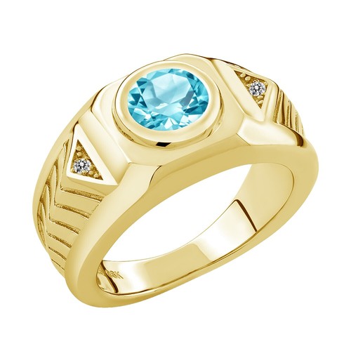 INVICTA Men\'s Specialty Blue Dial 18k Yellow Gold Plated Watch- Model 5762 w Box INVICTA Men main image 4