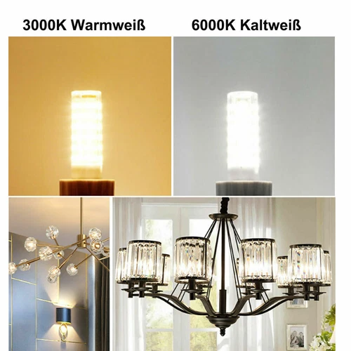 1-10x E14 Led Birne 3W 5W 7W 2835 führte Halogenersatz Energiesparlampen 220V - Bild 9 von 10