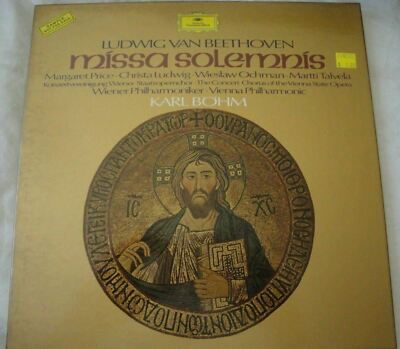 LUDWIG VAN BEETHOVEN MISSA SOLEMNIS KARL BOHM 2X VINYL LP BOX SET
