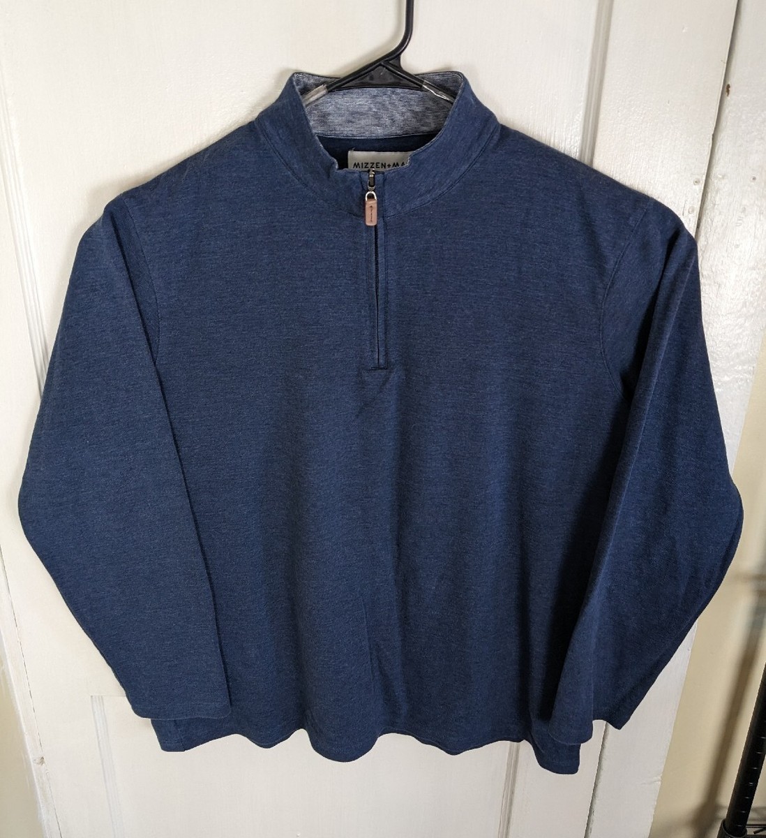 Mizzen + Main Pullover Zip Sweater 2XL Golf Cotton Modal Blend