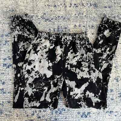 Adika High waisted sweatpants Black \u0026 Gray Tie-dye. Size Small-- | eBay