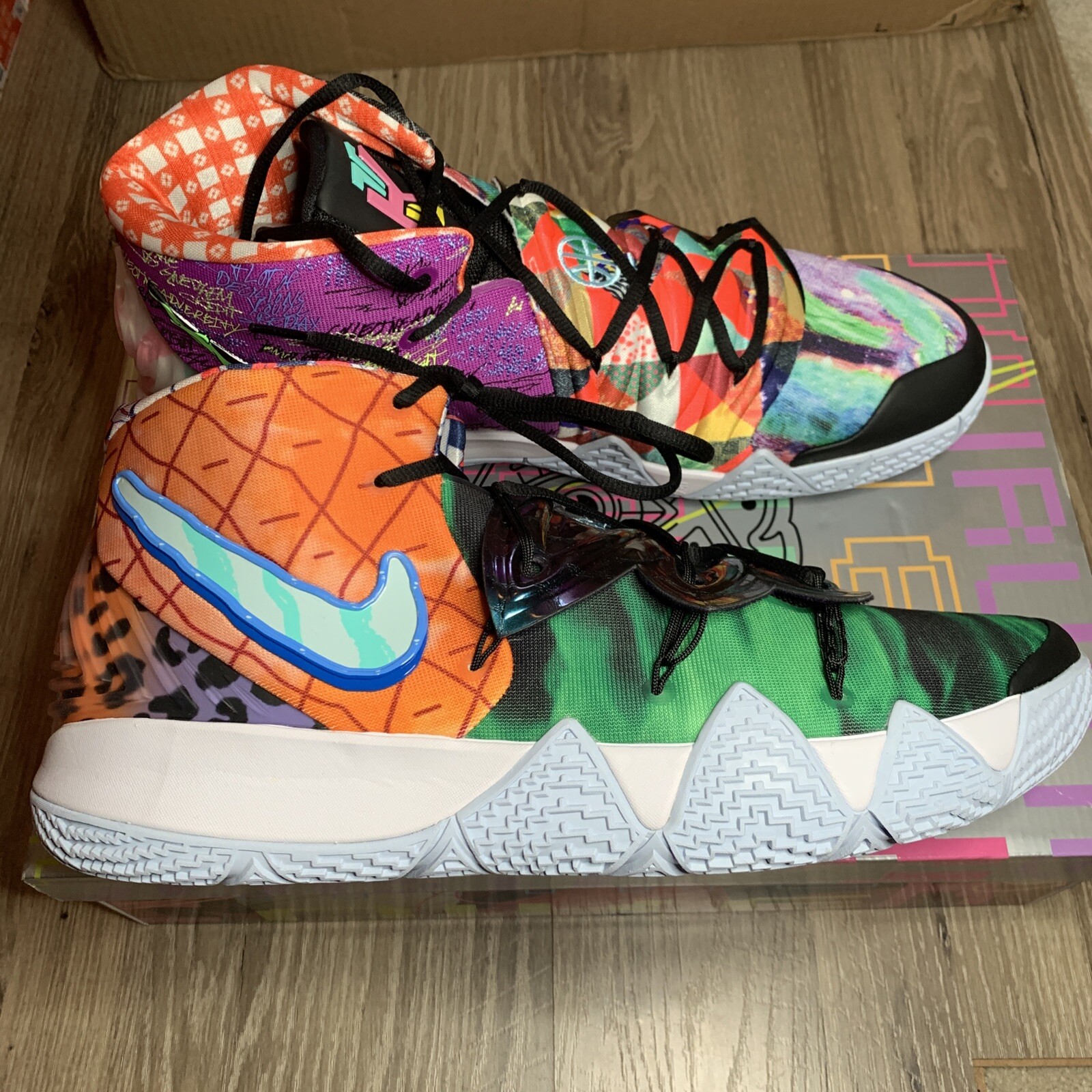 Nike Kybrid S2 Kyrie Irving CQ9323-900 u0026#034;Best Of Pineapple Houseu0026#034;  Menu0026#039;s Size 17 | eBay
