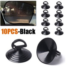10PCS Sucker Hooks Car Sunshade Swallowtail Pull Ring Suction Cup Strong Suction