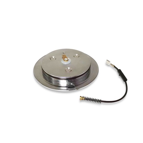 9 Holes Steering Wheel Chrome Billet Aluminum Flame Style Horn Button Street Rod - Imagen 2 de 7