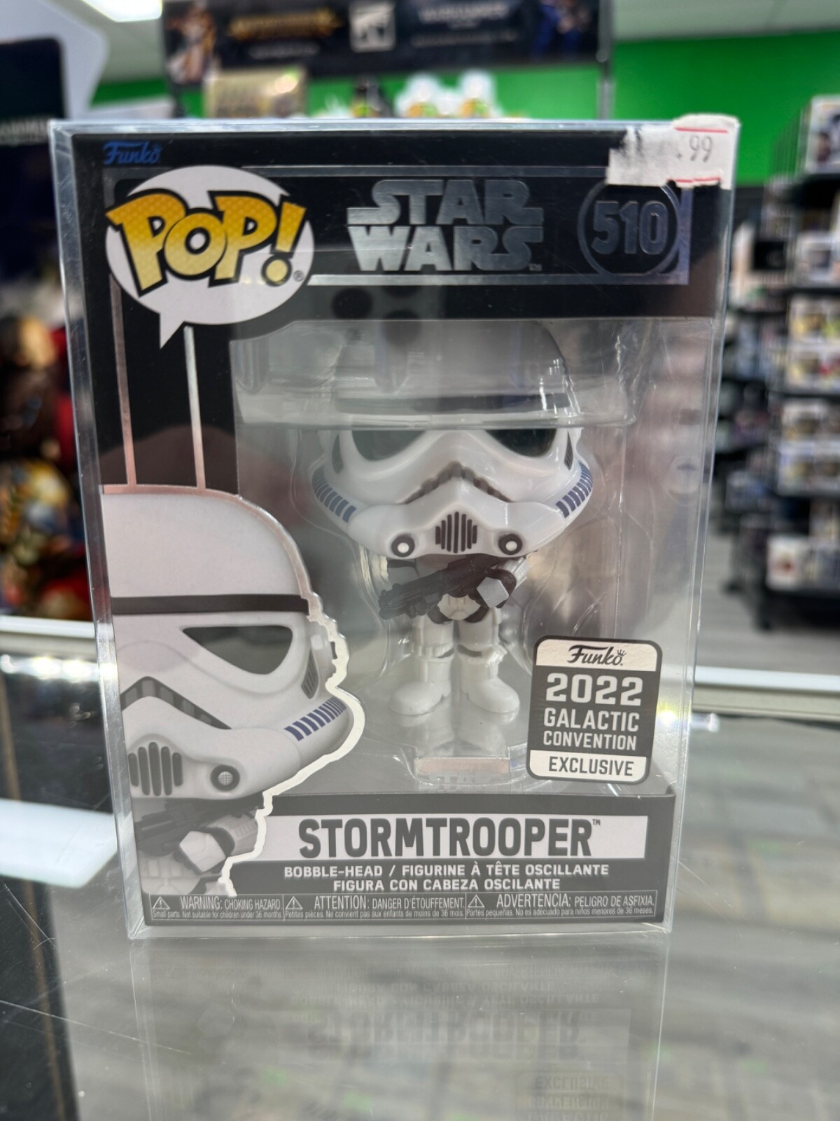 Funko Pop! Vinyl: Star Wars - Stormtrooper - Funko Web (Fw) #510 W/Protector