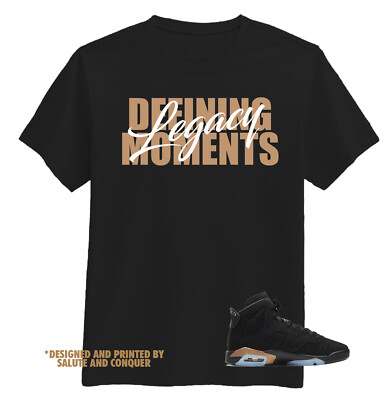JORDAN 6 DMP T SHIRTS BY SALUTE AND CONQUER (DMP SCRIPT) 