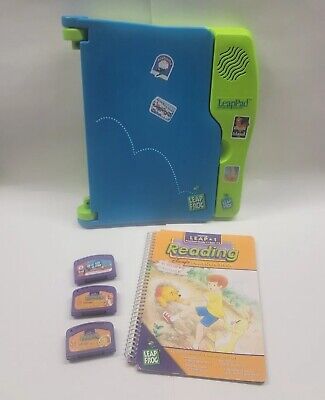 LeapFrog LeapPad Learning System 9 Books & 8 Cartridges With Carry