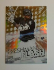 LUIS ROBERT 2020 TOPPS CHROME #FF-5 FRESHMAN FLASH GOLD REFRACTOR #ed /50 CARD
