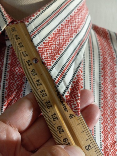 Vintage Fruit Of The Loom Collection One Herren Hemd Hong Kong 70er Daggar Kragen - Bild 9 von 22