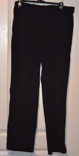 BIO scrub pants, womens, S, solid black 