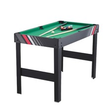 122cm Air Hockey Table 4-in-1 Combo Game Table Foosball Ping Pong Billiard