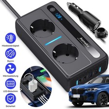 KFZ Spannungswandler Auto Spannungswandler Auto Steckdose 300W 2 Typ-C 7-Port