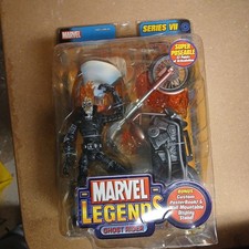 ToyBiz Marvel Legends Series 7 Ghost Rider Action Figure with Flame Cycle