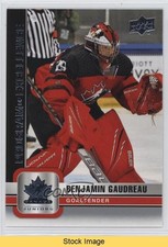 2023 Team Canada Juniors Program of Excellence Benjamin Gaudreau #110 READ 17mb