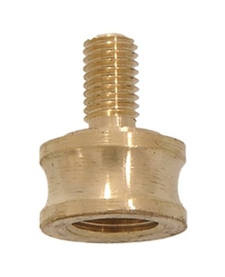 B&P Lamp 1/8M by 1/4-27F Brass Riser