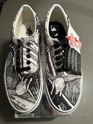 NEW Vans MOMA The Scream Edvard Munch Era Men's Lace Up Shoes Size 8.5