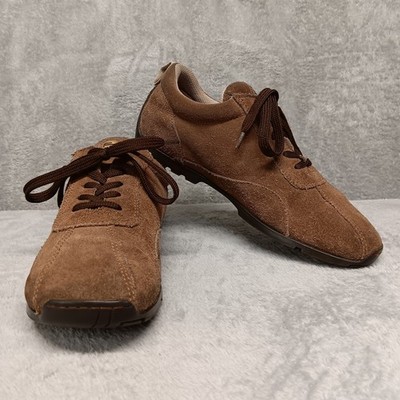 Footprints by Birkenstock Brown Suede Leather Lace Up Zero Rise Women 40