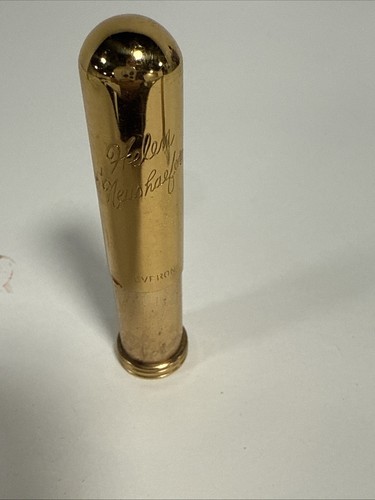 Vintage Helen Neushaefer Lipstick Lot Goldtone Bullet Tube Fake Tip Lipstick - Picture 14 of 18