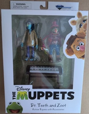 DIAMOND SELECT The Muppets Select Best of Series 3 - Dr. Teeth & Zoot Action Figure Two-Pack