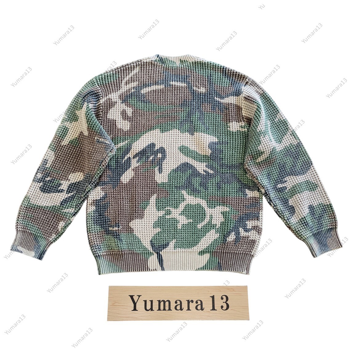 Supreme Washed Small Box Waffle Sweater 5colors 26SS | eBay