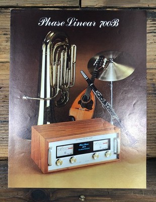 Phase Linear Model 700B Amplifier 3pg Dealer Brochure *Original*