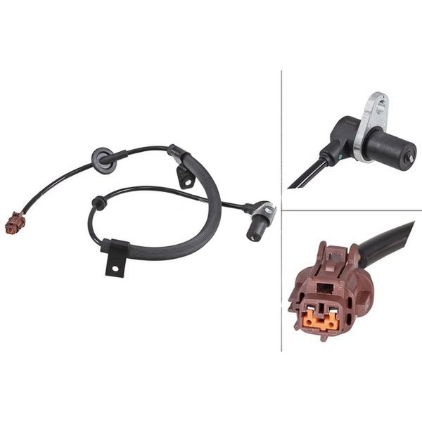 Sensor Raddrehzahl Passiver Sensor 855 Mm Kabel A.B.S. FüR Nissan Almera-image