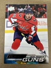 2022-23 Upper Deck Series 2 Young Guns Lucas Johansen #482 RC Capitals - TCCCX