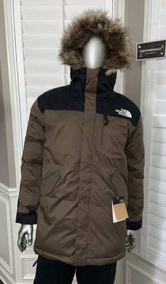 The North Face Mens Bedford (Mcmurdo) Down Parka Insulated Winter Jacket - Brown