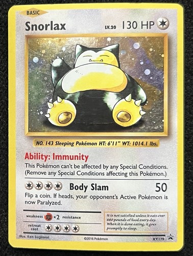 (NM) Snorlax XY179 Holo - Pokemon XY Promos