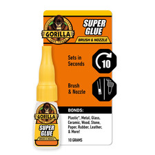 Gorilla Super Glue Brush  Nozzle, 10g, Precision  Versatile Application