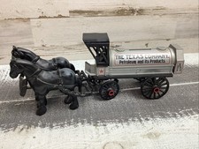 Texaco 1910 Horse and Tanker Collector Series 8 Die Cast Bank