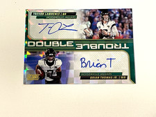 2025 Score Double Trouble Auto ! 23/25 ! Trevor Lawrence Brian Thomas Jr Jaguars