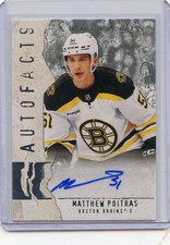 Matthew Poitras 2025-26 Upper Deck Artifacts Autofacts Auto NHL