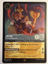 Jafar Tyrannical Hypnotist 172/204 Legendary Foil Lorcana Shimmering Skies Card