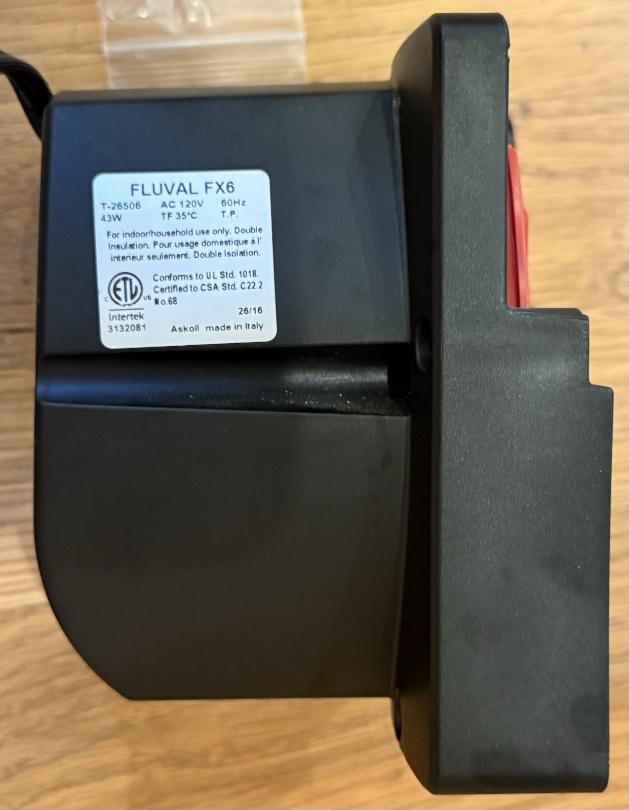 Hagen HG Fluval FX5 /FX6 Filtration Main Motor Unit Assembly A20201 Ships FAST!