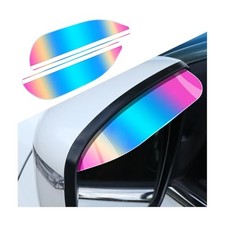 Car Mirror Rain Visor Eyebrow, Vehicle Rear View Mirror Rain Visor Multicolor