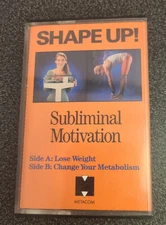 Subliminal Weight Loss Audio Cassette Tape (1980s) Self-Hypnosis for Will Power