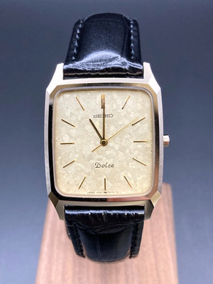 N Mint/New Batt & Strap] SEIKO Dolce 7741-5140 Mens Vintage Watch
