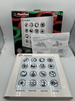 Flash Pad Electronic Light And Touch Games/4 Game Modes - With Box