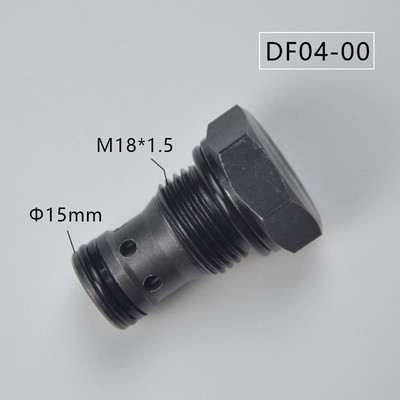 #ad 1PC Hydraulic Threaded Cartridge DF04 00 One way Pressure retaining Valve CV04 $8.54