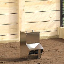 Hühnerfütterer Geflügel-Feeder Tierfütterer Tierbedarf Gartenfütterer vidaXL