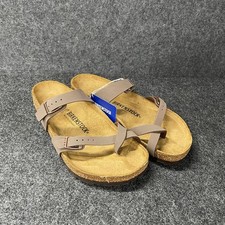 BIRKENSTOCK Mayari Birkibuc Sandals Women's Size M6/W8 Mocha