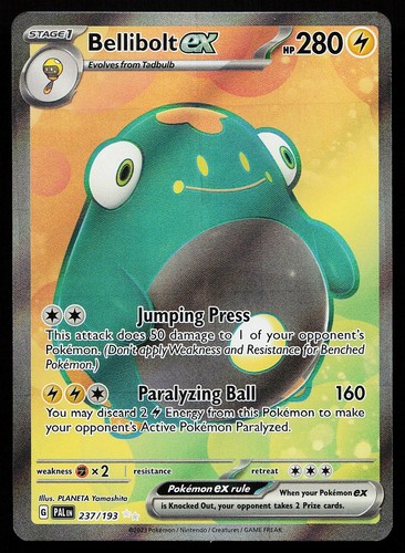 Bellibolt ex 237/193 Holo Ultra Rare Paldea Evolved Pokemon Card