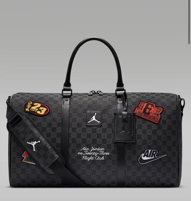 Nike Air Jordan Monogram Duffel Bag MM9157-023 Black